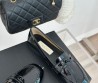Женские кожаные лоферы Chanel 2024 черные лаковые