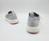 Мужские текстильные кроссовки Santoni серые 2024
