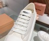 Женские текстильные кеды Miu Miu белые 2024