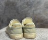 Женские кожаные кроссовки Prada серые с логотипом 2024