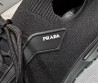 Мужские текстильные кроссовки Prada черные 2024