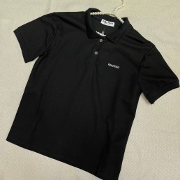 Женская футболка поло Miu Miu черная 2024