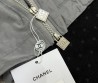 Женская ветровка Chanel из плащевой ткани серая 2024