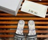 Женские комбинированные шлепки Christian Dior Dway синие с белым 2024