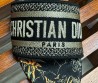 Женские комбинированные шлепки Christian Dior Dway черные с золотым 2024