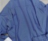 Женский костюм Miu Miu синий в полоску рубашка с шортами 2024