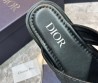 Мужские комбинированные шлепанцы Christian Dior темно-серые 2024