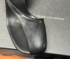 Женские кожаные босоножки Dries Van Noten черные каблук 10,3 см 2024