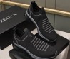 Мужские текстильные кроссовки Ermenegildo Zegna черные 2024