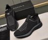 Мужские текстильные кроссовки Ermenegildo Zegna черные 2024