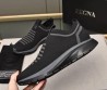 Мужские текстильные кроссовки Ermenegildo Zegna черные 2024