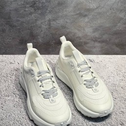 Мужские комбинированные кроссовки Valentino Garavani True Act белые 2024