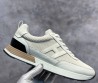 Мужские текстильные кроссовки Hermes белые 2024