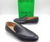 Мужские кожаные лоферы Bottega Veneta черные 2024
