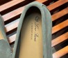 Мужские замшевые лоферы Loro Piana Summer walk серые 2024