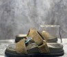 Женские замшевые шлепанцы Louis Vuitton Bom Dia flat comfort зеленые 2024