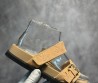 Женские замшевые шлепанцы Louis Vuitton Bom Dia flat comfort бежевые 2024