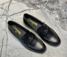 Женские кожаные лоферы Chanel черные 2024