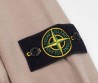 Мужское худи на молнии Stone Island бежевое 2024