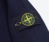 Мужской кардиган на молнии Stone Island темно-синий 2024