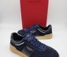 Мужские замшевые кроссовки Valentino синие 2024