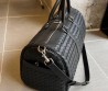 Сумка дорожная Bottega Veneta Duffle черная 47х27х24 2024