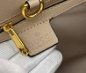 Женская комбинированная сумка Gucci бежевая 33х25 см 2024