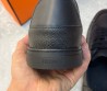 Мужские кожаные кроссовки Hermes черные 2024