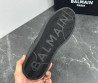 Мужские кожаные кроссовки Balmain B-Court черные 2024