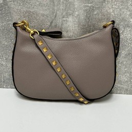 Женская сумка Valentino серая 21х24х2 2024