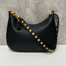 Женская сумка Valentino черная 21х24х2 2024