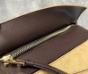 Женская замшевая сумка Loewe бежевая 25х15х10 2024
