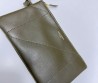 Женская кожаная сумка Saint Laurent зеленая 33х33х10 2024