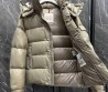 Мужской пуховик Moncler Maya 70 бежево-зеленый 2024