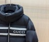 Мужской пуховик Gucci черный 2024