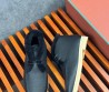 Мужские кожаные ботинки Loro Piana Walk and Walk черные с мехом 2024