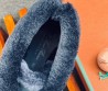 Мужские замшевые ботинки Loro Piana Walk and Walk синие с мехом 2024