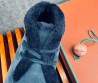 Мужские замшевые ботинки Loro Piana Walk and Walk синие с мехом 2024