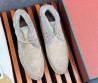 Мужские замшевые ботинки Loro Piana Walk and Walk бежевые с мехом 2024