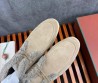 Мужские замшевые ботинки Loro Piana Walk and Walk бежевые с мехом 2024