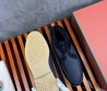 Мужские кожаные ботинки Loro Piana Walk and Walk синие с мехом 2024