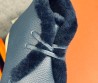 Мужские кожаные ботинки Loro Piana Walk and Walk синие с мехом 2024