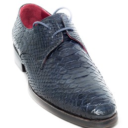 Туфли Zilli Dark Blue (Питон)