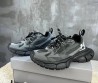 Мужские текстильные кроссовки Balenciaga Under Armour серые с черным 2024