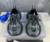 Мужские текстильные кроссовки Balenciaga Under Armour серые с черным 2024