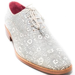 Туфли Santoni White (Ящерица)