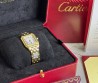 Женские часы Cartier Panthere золотистые с камнями 27х37 мм 2025