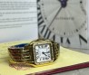 Женские часы Cartier Panthere золотистые с камнями 27х37 мм 2025