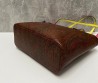 Женская кожаная сумка Etro коричневая 30х40х15 2025