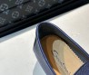 Мужские кожаные лоферы Santoni синие 2025